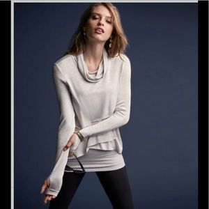 CAbi Sport Topper Cowl shirt